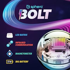 Amazon | Sphero BOLT(ボルト) プログラミングロボット/STEM/ゲーム