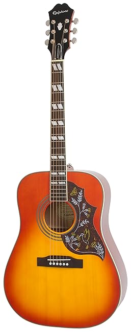 Amazon | Epiphone/Hummingbird Studio Faded Cherry Sunburst