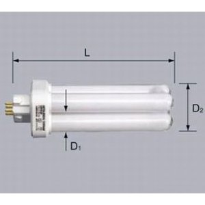 Amazon | 三菱 コンパクト形蛍光灯13形・電球色BB・2 Double FDL13EXL