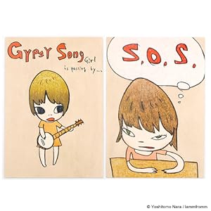 Amazon | 奈良美智 ポストカードセット [PRINT WORKS] | ポストカード