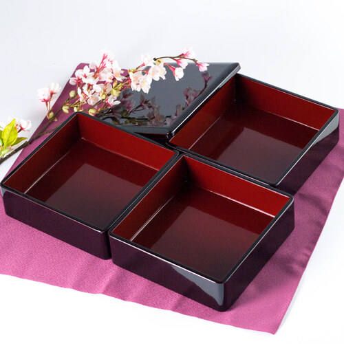 三越特注 揚羽の紋 3段重箱 【公式通販】