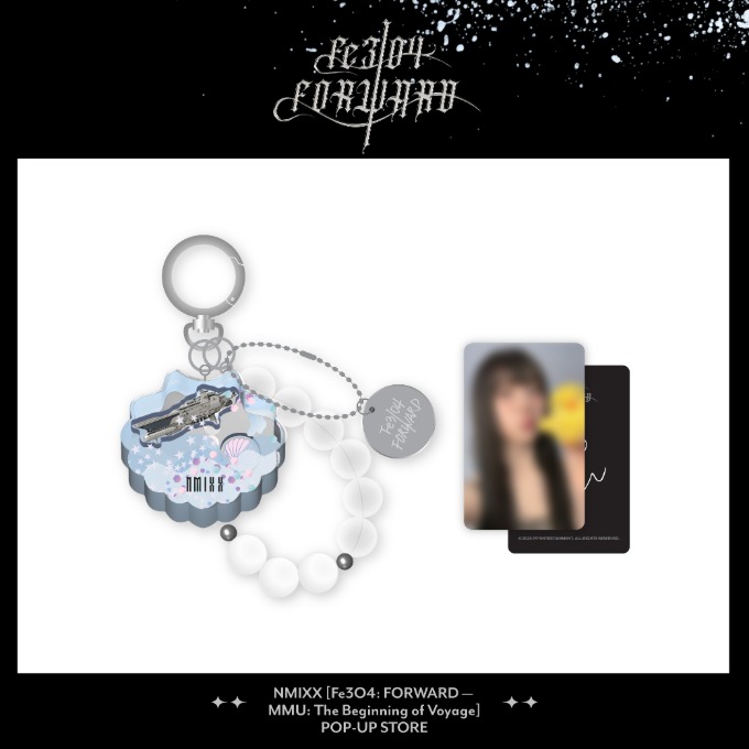 NMIXX ナップザックNMIXX Fe3O4 jyp ポップアップ限定 デニム バッグ