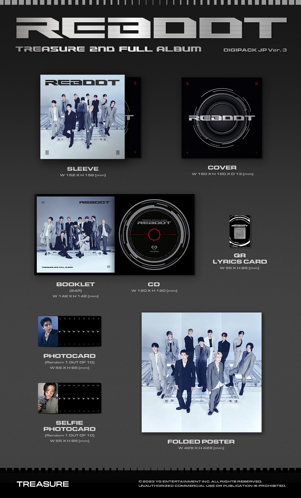 2nd FULL ALBUM『REBOOT』 - DISCOGRAPHY | TREASURE（トレジャー