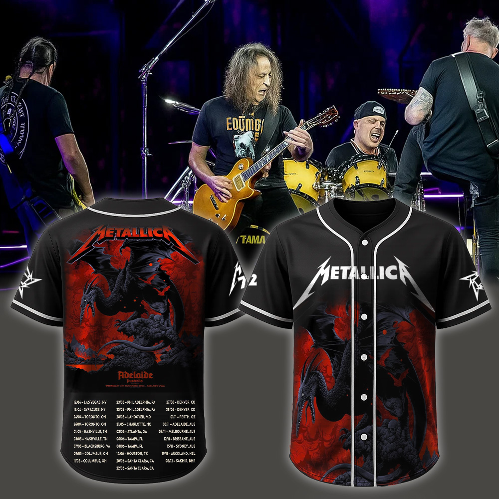Metallica Baseball Jersey Archives - M72tees