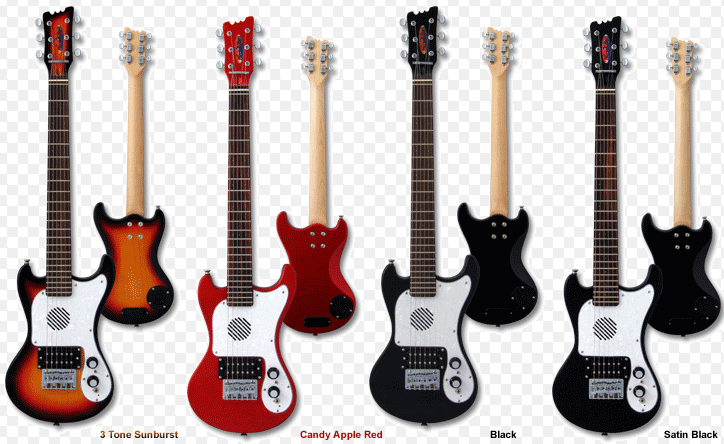 Marine Rider マリンライダー エレキギター レッド アンプ内蔵型 ミニ