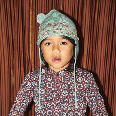 mishau0026puff Garter Hat Affogato 2-4y Misha and Puff Garter Hat