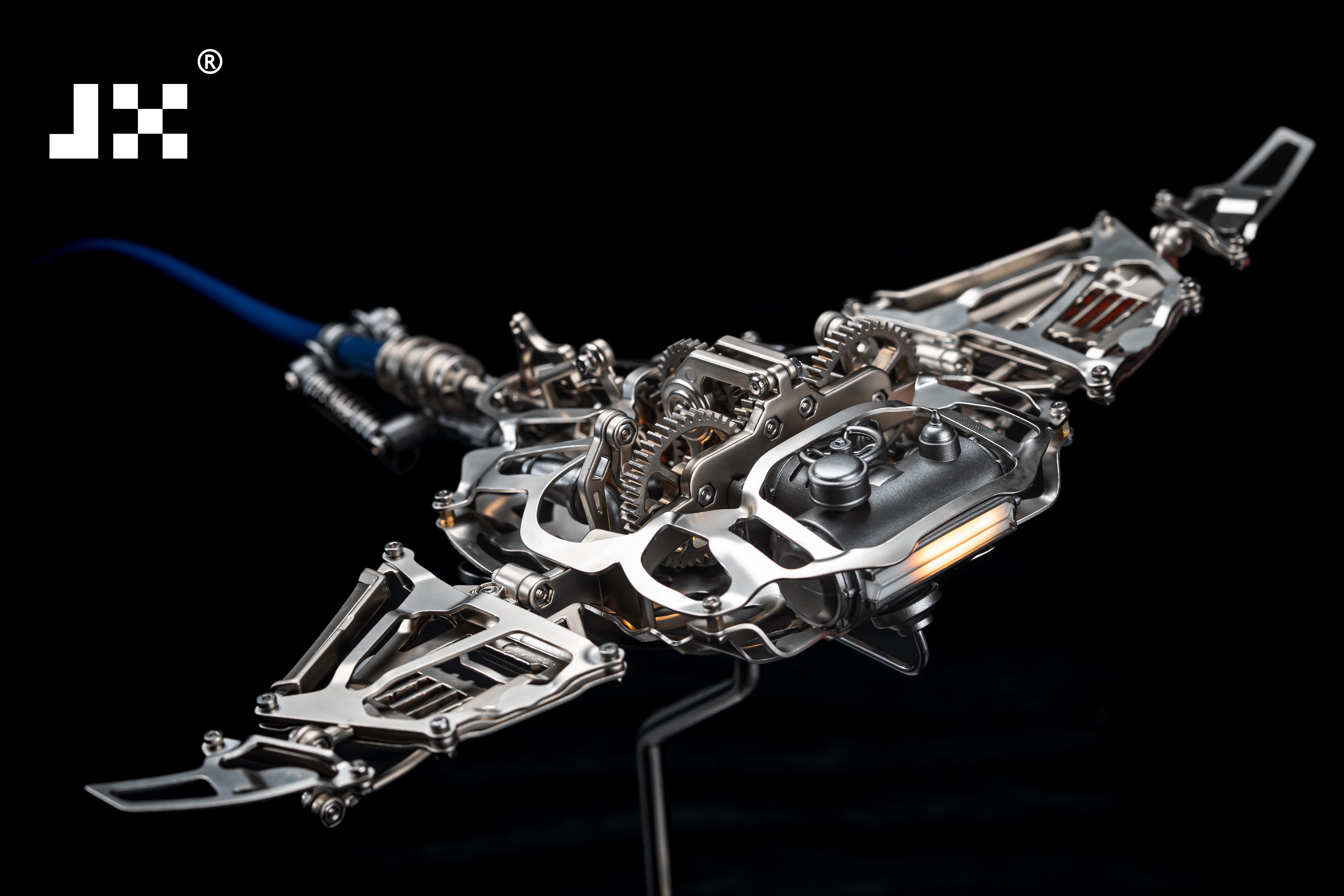 極械海神計画/ 01 メカマンタ 組み立て式 3D ディスプレイキット 塗装