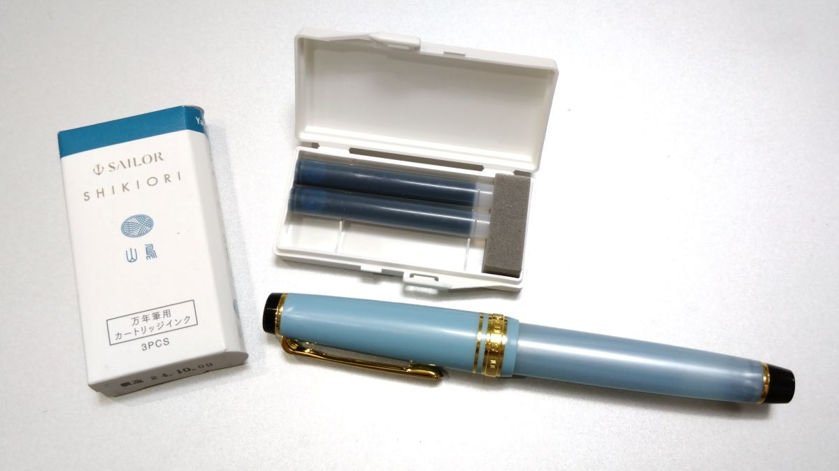 セーラー万年筆 四季織 春空×山鳥の組み合わせで使い始めました | まめ