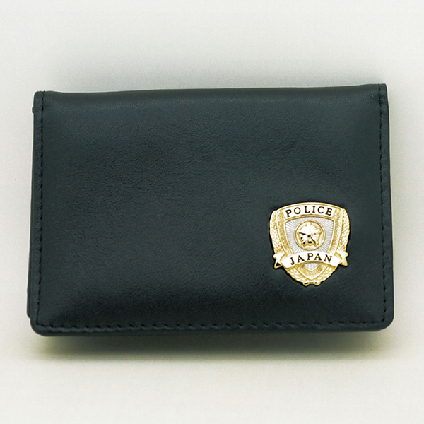 警察グッズ販売店 有富商会 / エンブレム名刺入れ【Wパスケース】