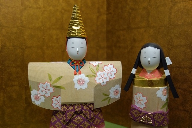 一刀彫 立雛 お雛祭り 雛人形 雛祭り 木彫 雛人形 立雛 | 一位一刀彫
