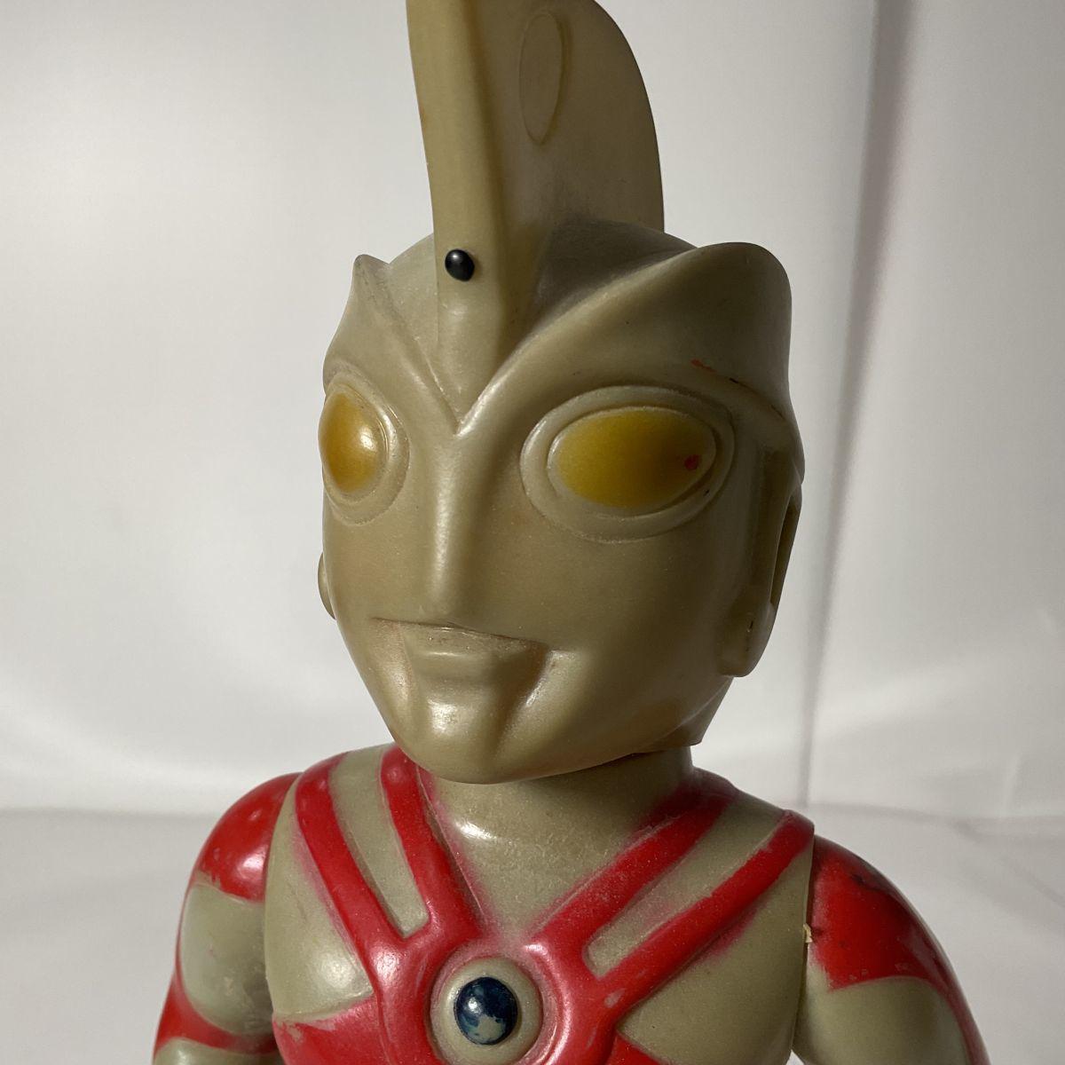 ブルマァク ウルトラマンA ウルトラマンエース ソフビ 当時モノ 面取れ