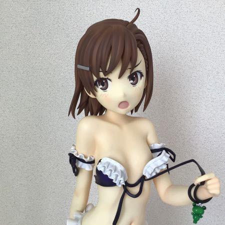 同梱不可 1/2.5 とある科学の超電磁砲S 御坂美琴 水着フィギュア 全高