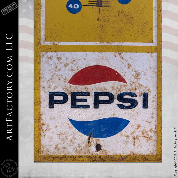 ペプシ温度計 1963 ヴィンテージ say“Pepsi, please”(L) ペプシ温度計