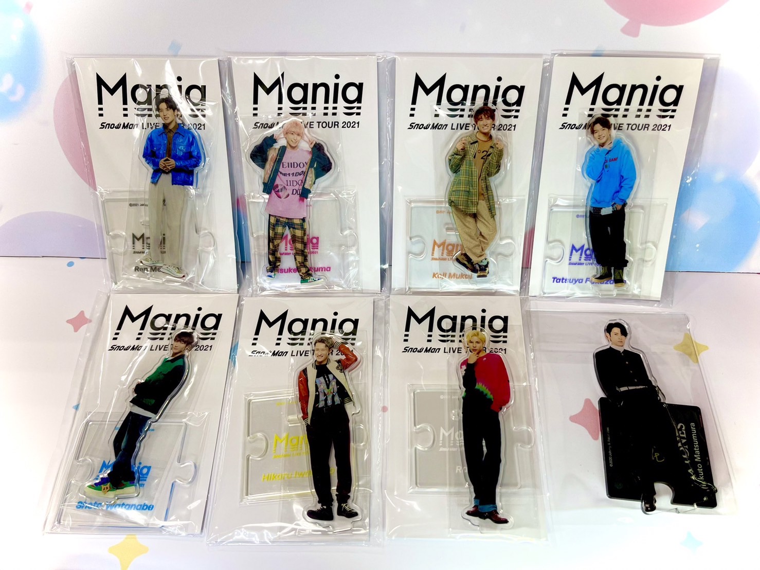 SnowMan アクスタセット SnowMan アクスタ セット マニア Mania Man