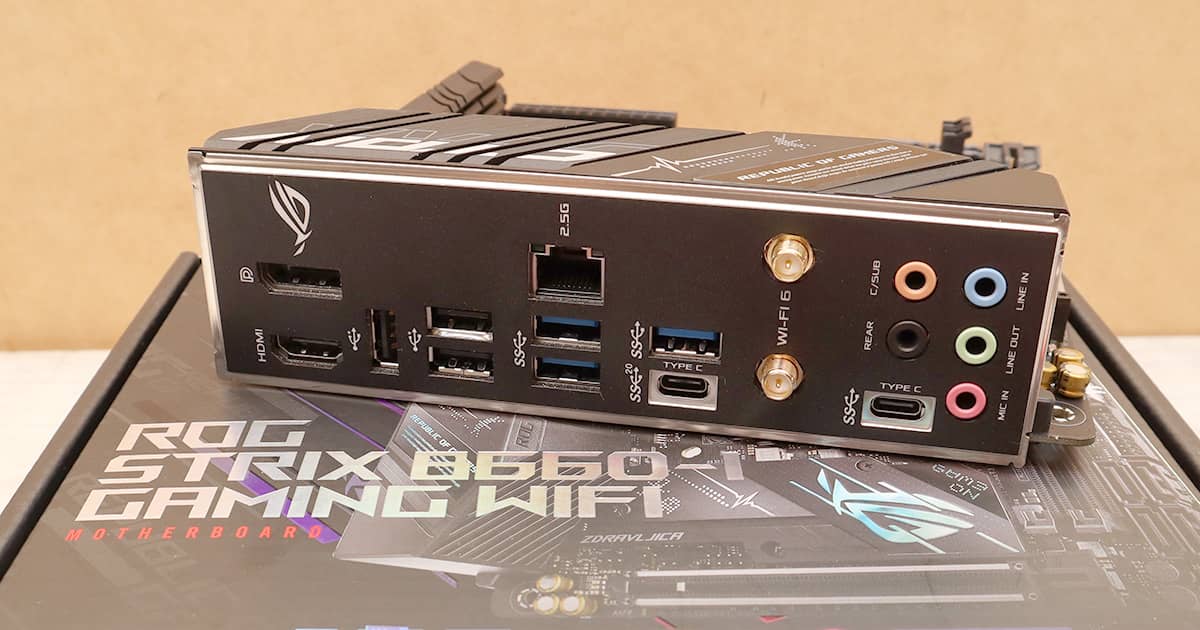 自作PC3点セット12900F, ROG B660I, DDR5 3