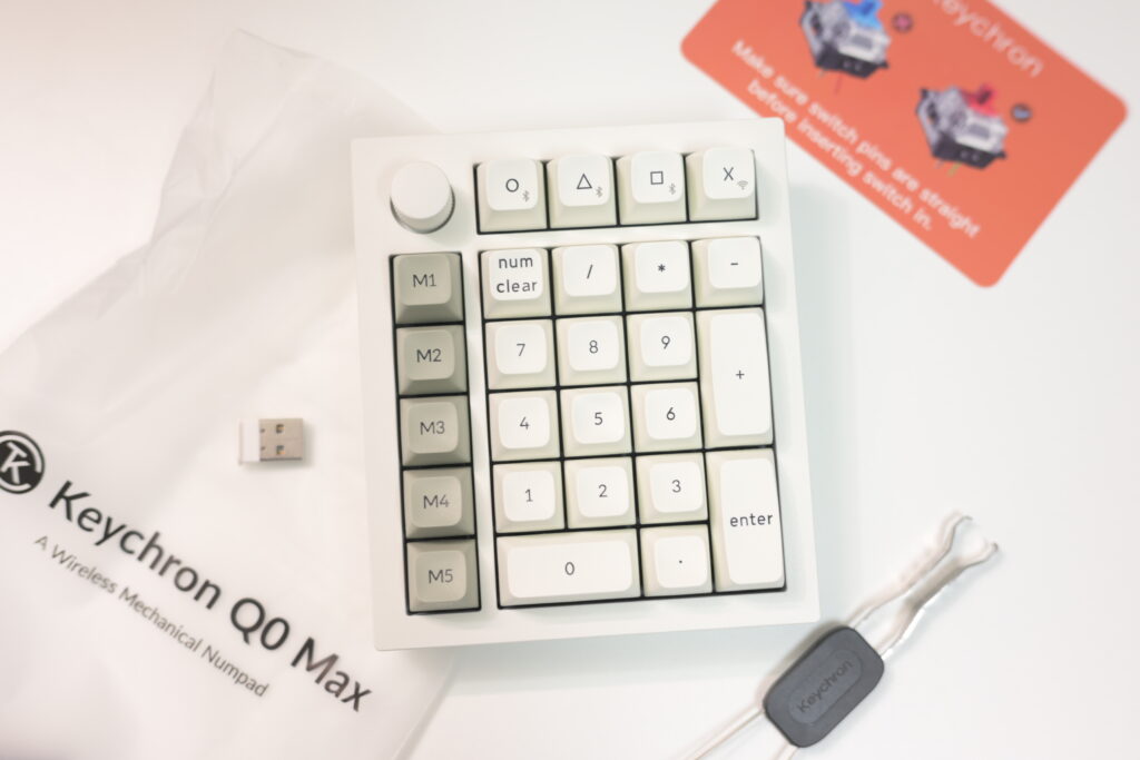 テンキーパッド Keychron Q0 Max 赤軸 キークロン テンキー Q0 Max(赤