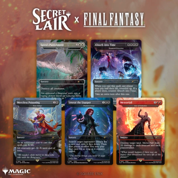 Secret lair game over foil MTG 日本語版 未開封 Secret Lair x FINAL