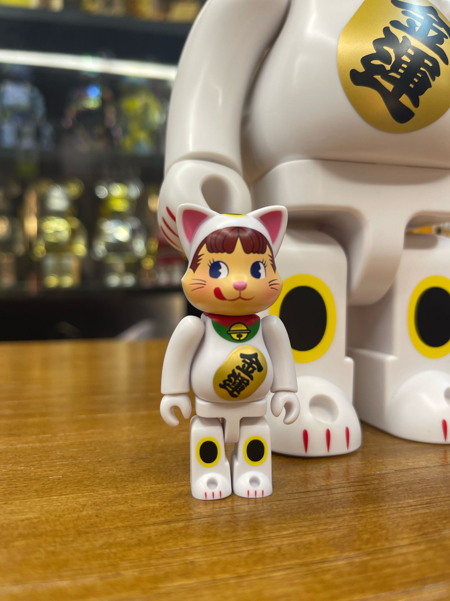 新品未開封】NY@BRICK 招き猫 ペコちゃん 100％ & 400％ ショップ NY