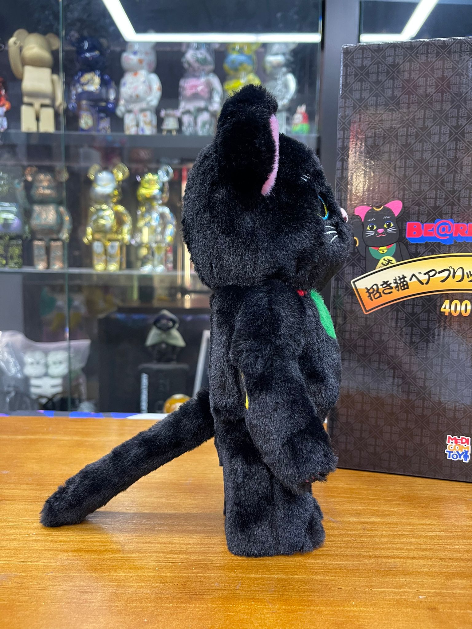 BE@RBRICK 招き猫 着ぐるみ 黒 400％