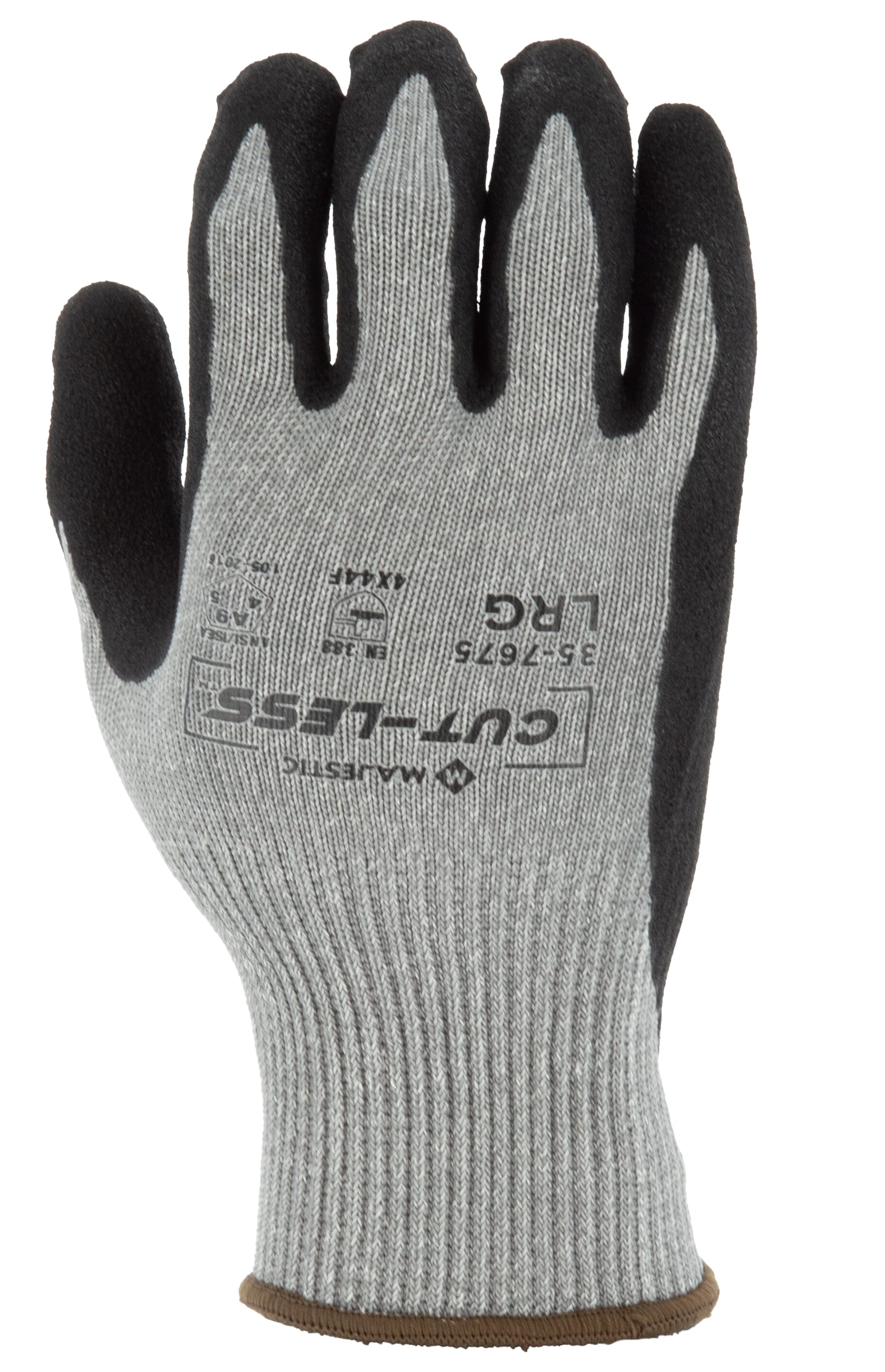 Cut-Less Korplex Glove with Sandy Nitrile Palm, 13g, ANSI A9
