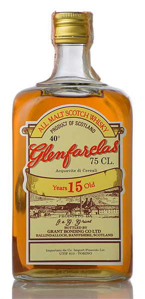 オールドボトル】 グレンファークラス 15年 ダンピースクエア 1970年代