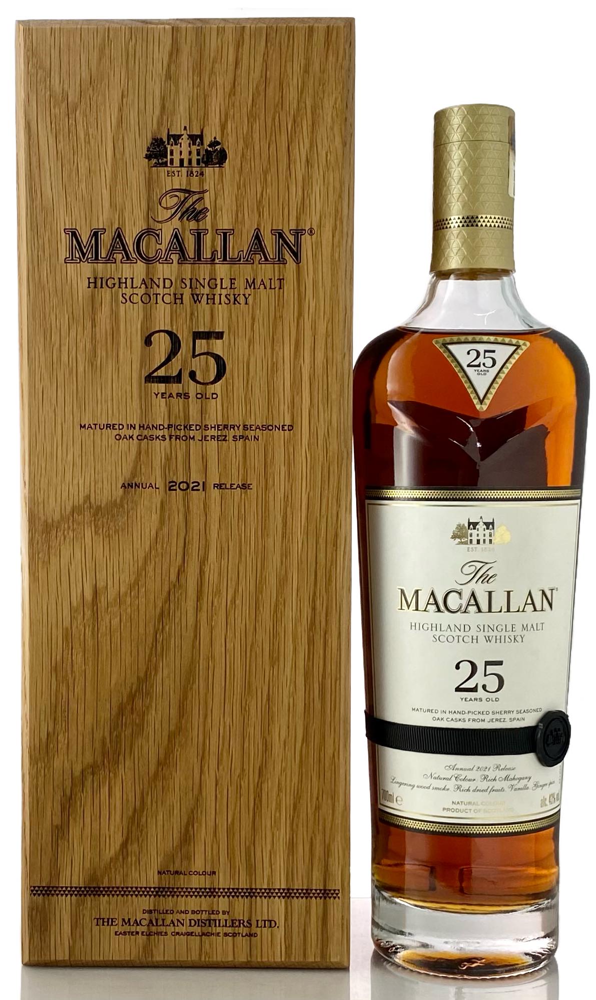 未開栓】The MACALLAN ザ・マッカラン 25年 アニバーサリーモルト 1824