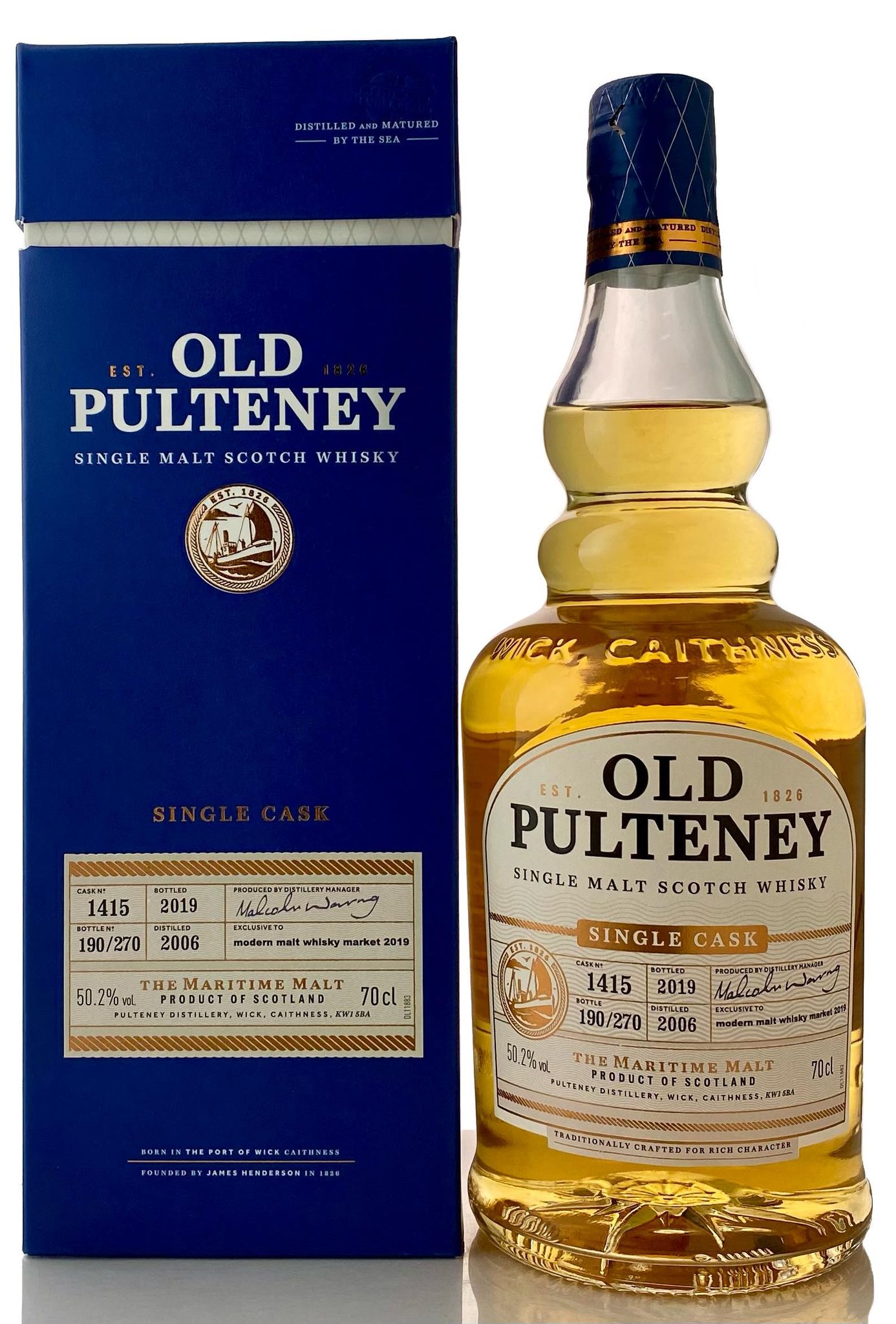 オールドプルトニー [2006-2019] バーボンカスク＃1415 MMWM2019