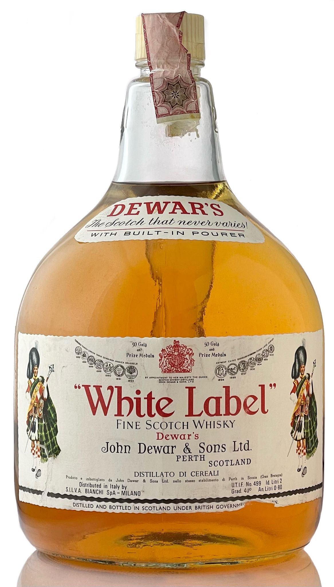 デュワーズ ホワイトラベル [2000ml] 1970年代流通【オールドボトル】