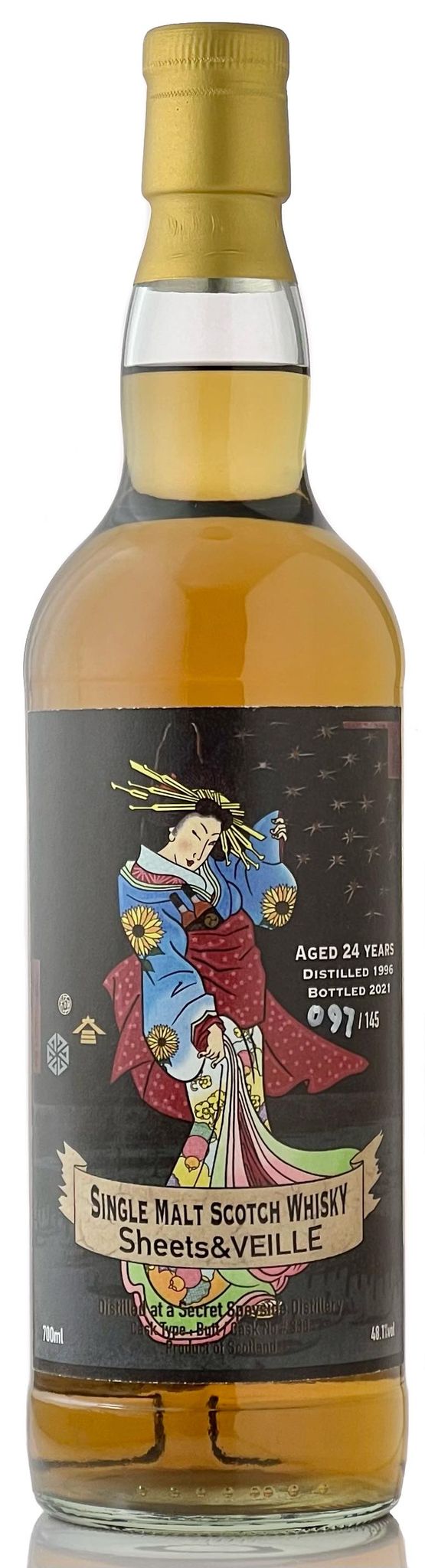 シークレット スペイサイド [1996-2021] 24年 バット FOR Bar Sheets