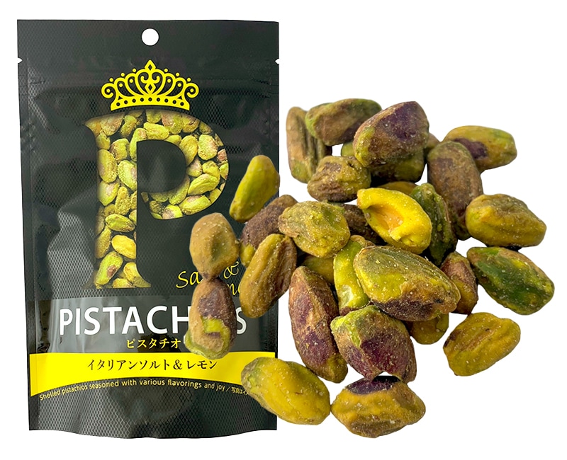ピスタチオ イタリアンソルト＆レモン(80g)クイーンピスタチオ【10/食品】