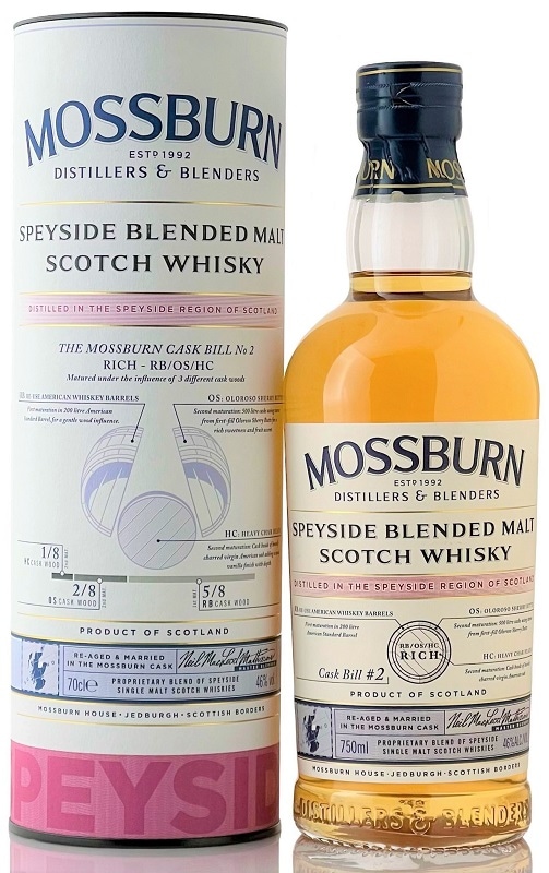 モスバーン スペイサイド ブレンディッド モルト ウイスキー Cask2
