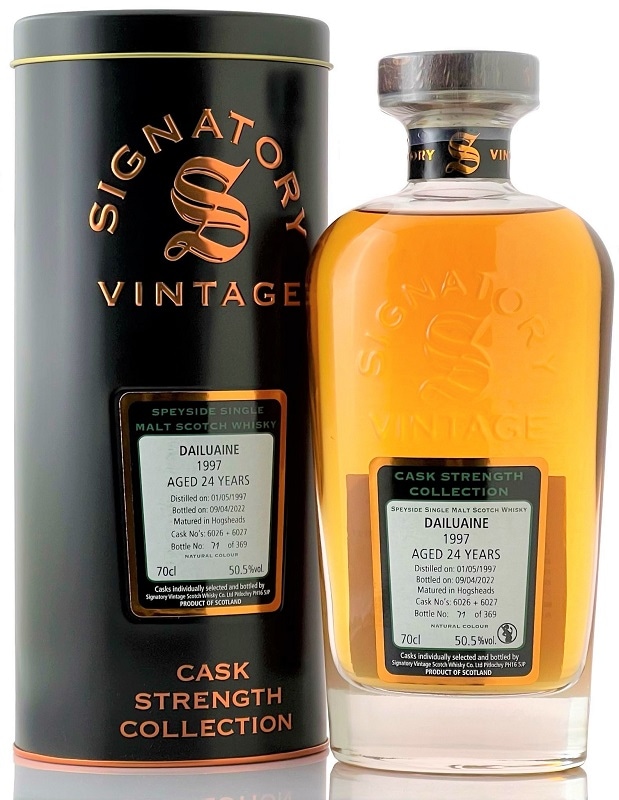 ダルユーイン24年、1997、ウイスキーフープ