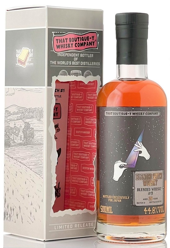 ブティックウイスキー】ブレンデッド ウイスキー#3 26年 バッチ3【MoM】