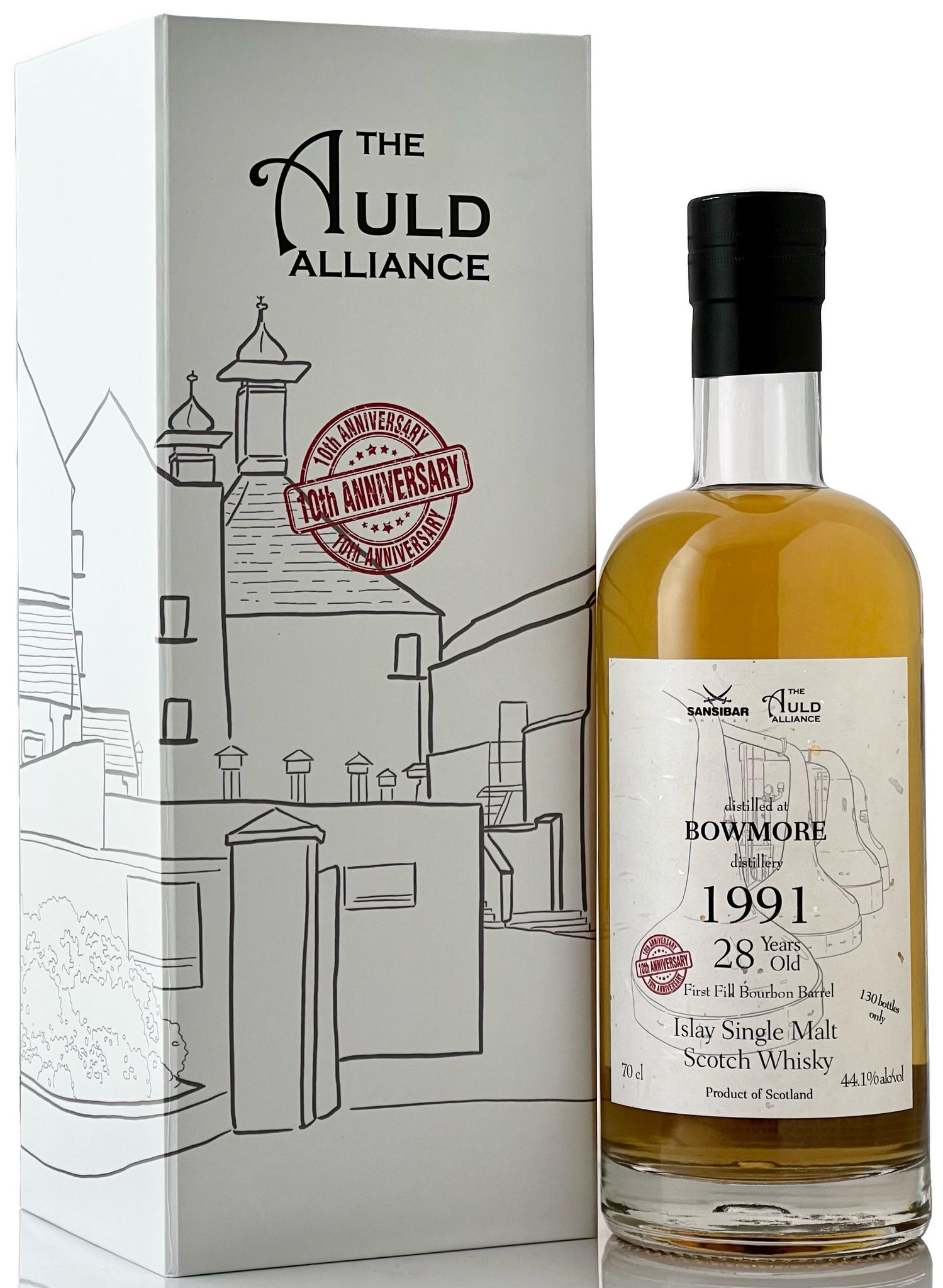 ザンジバー】ボウモア [1991] 28年 for AULD ALLIANCE 10th Anniversary.