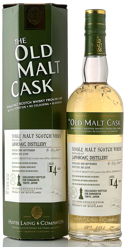 ラフロイグ[2000] 14年 リフィルホグスヘッド for SHINANOYA【ハンター