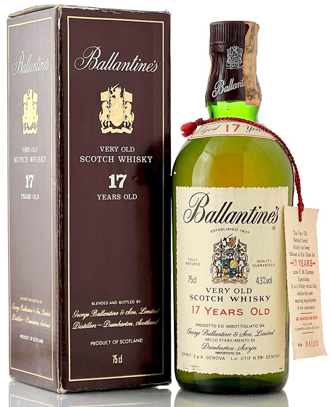 バランタイン Ballantine's 17年 ウイスキー 4本セット バランタイン