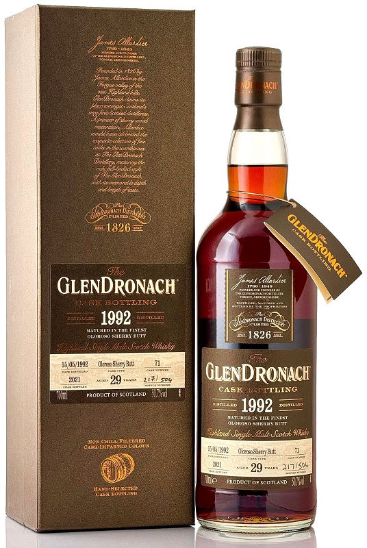 グレンドロナック[1992] 29年 オロロソシェリーバット＃71（並行）