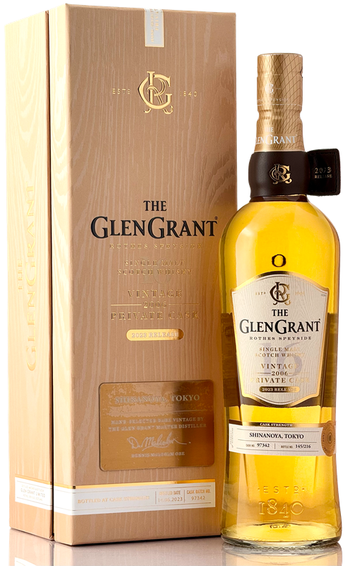 グレングラント [2006] 16年バーボンバレル for SHINANOYA