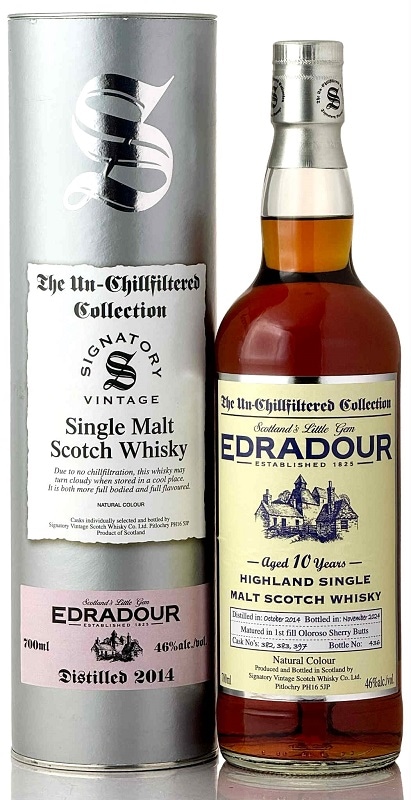 エドラダワー[2014-2024] 10年 シェリーバット【シグナトリー/アンチル