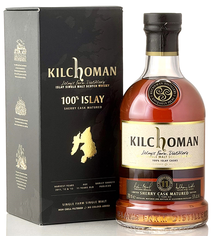 キルホーマン 11年 100%ISLAY シェリーカスク