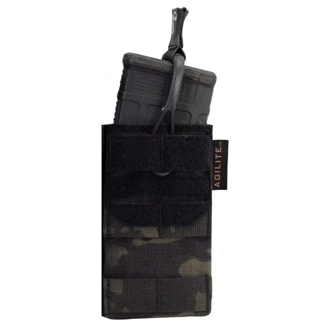 AGILITE 8151MTCB1SZ AG1 5.56 Single Magazine Pouch Multicam Black