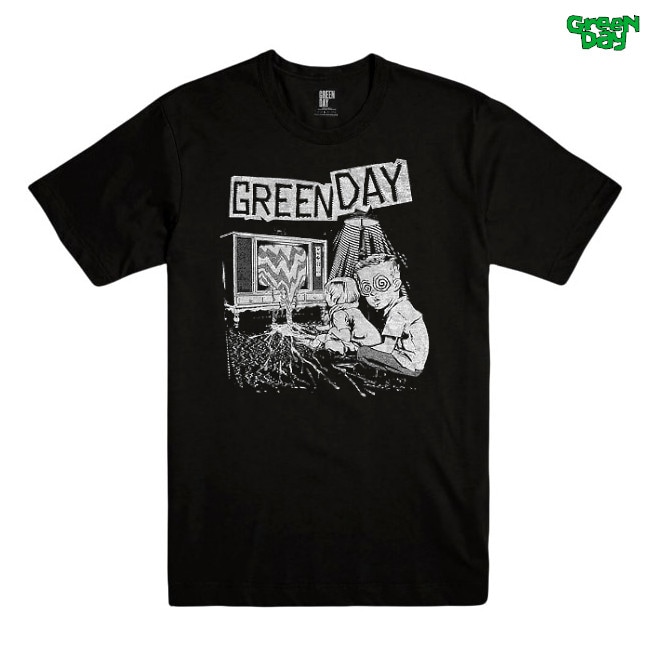 Green Day / グリーン・デイ - TV WASTELAND Tシャツ(ブラック) | T