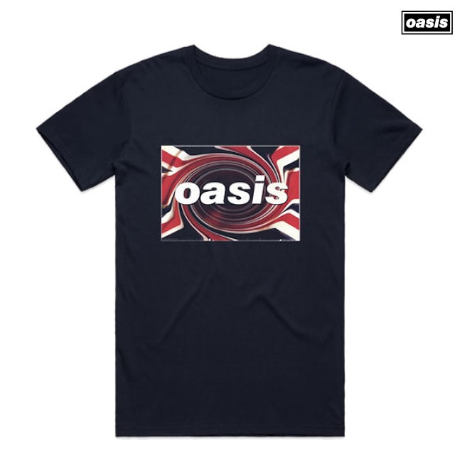 oasis ロゴ Tシャツ ネイビー Mサイズ Tシャツ Logo Navy | Oasis Live