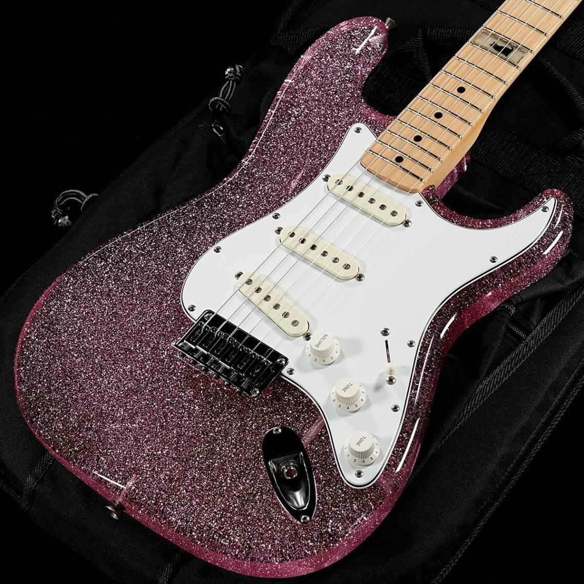 fernandes ラルク kenモデル ピンク ラメ ギター フェルナンデス