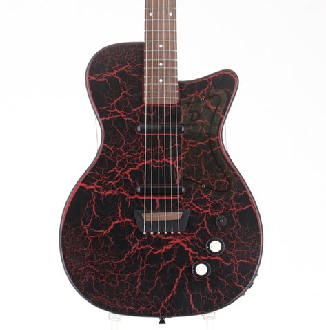 中古】Danelectro / 56-U2 Black/Red Crackle Lava Finish ［2.80kg