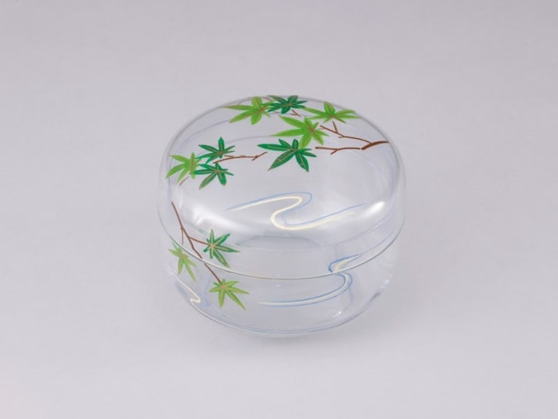 青楓に流水絵透明平棗 | カタログ・パンフレット 掲載品,夏カタログ(No