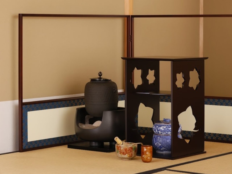 茶道具 秋泉棚 淡々斎好写 【公式通販】