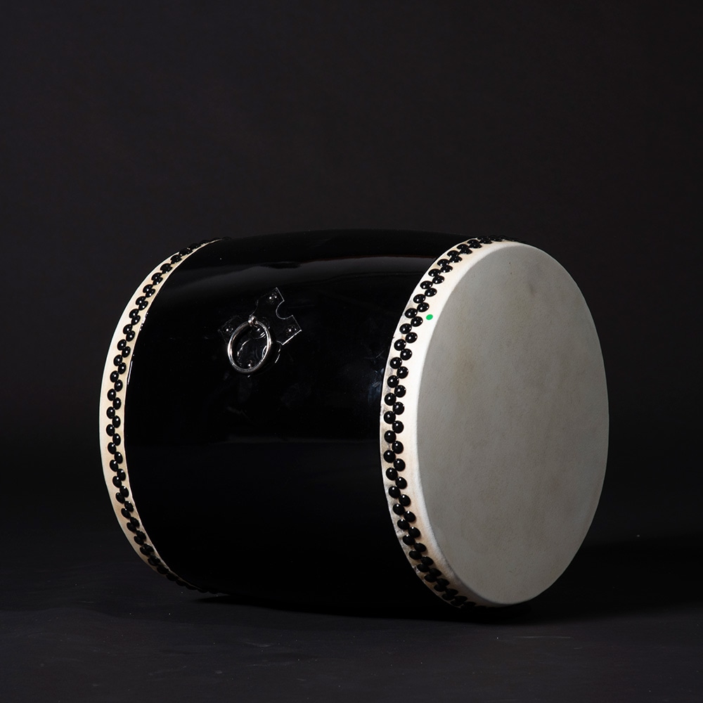 エイサー太鼓 黒色 エイサー大太鼓 1尺5寸（鼓面45cm） バチ1本付