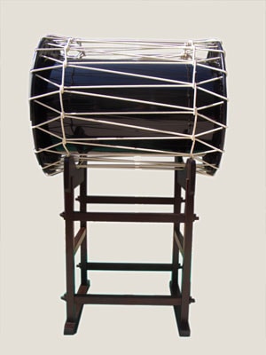 締太鼓 和太鼓 和楽器 締め太鼓 打楽器 台 打面34センチ 大締