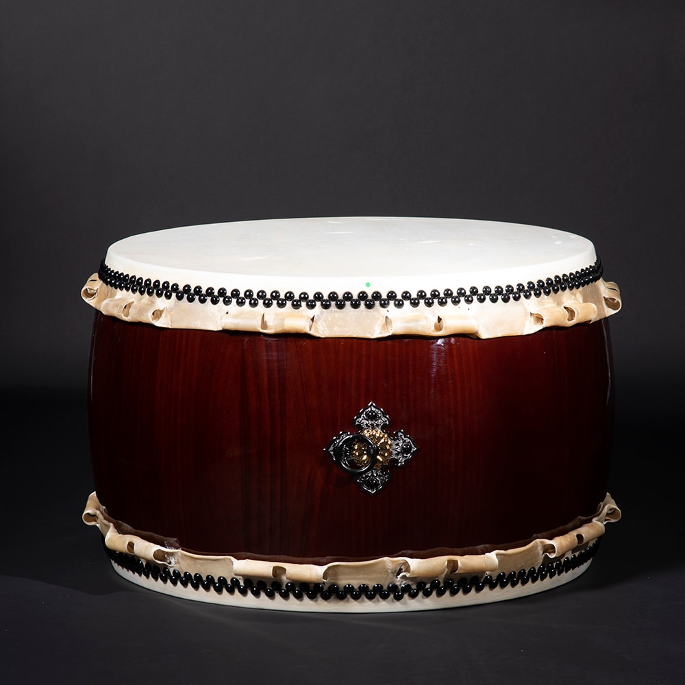 大平胴太鼓 大平太鼓 3尺（鼓面:90cm） やぐら台（キャスター付）と